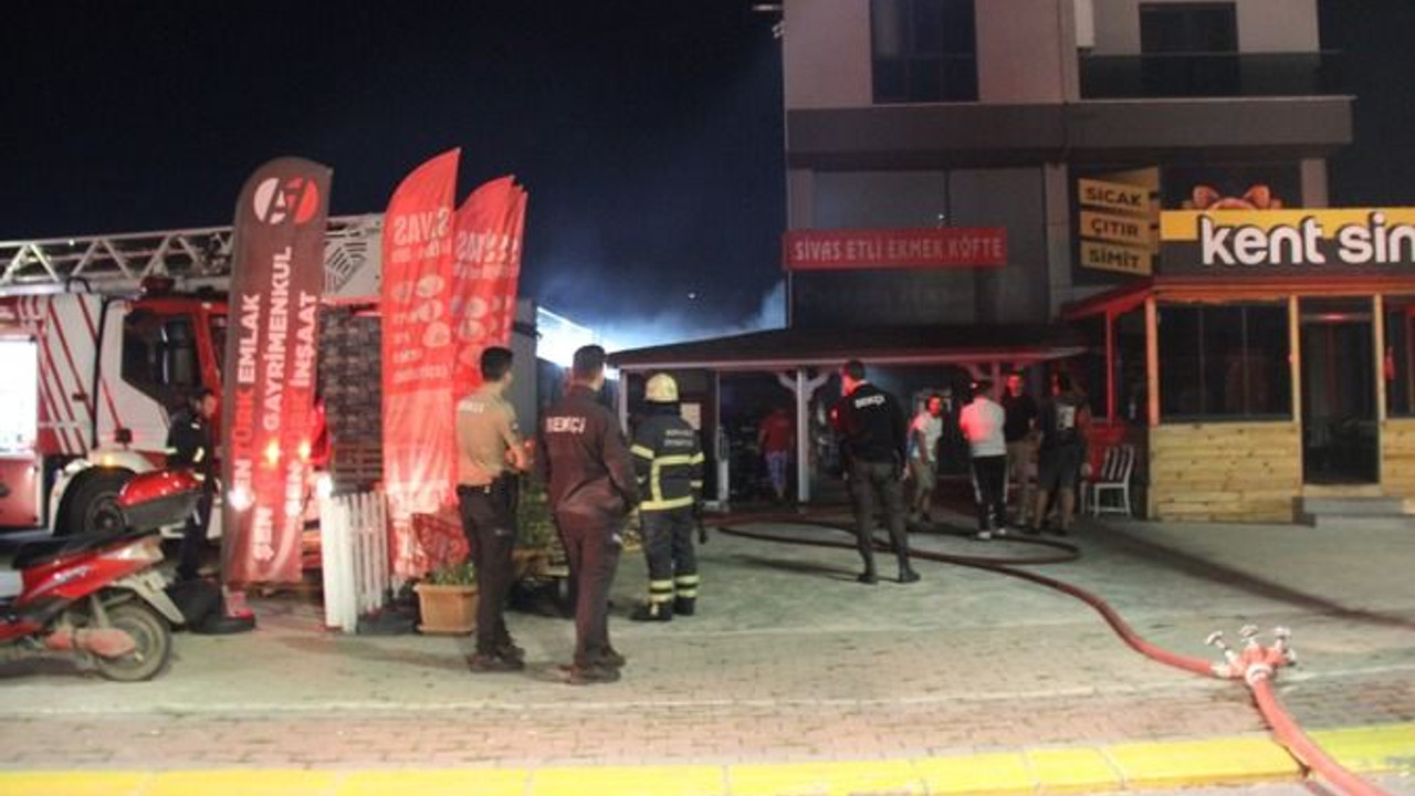 İş yeri fırını ALEVLERE TESLİM OLDU