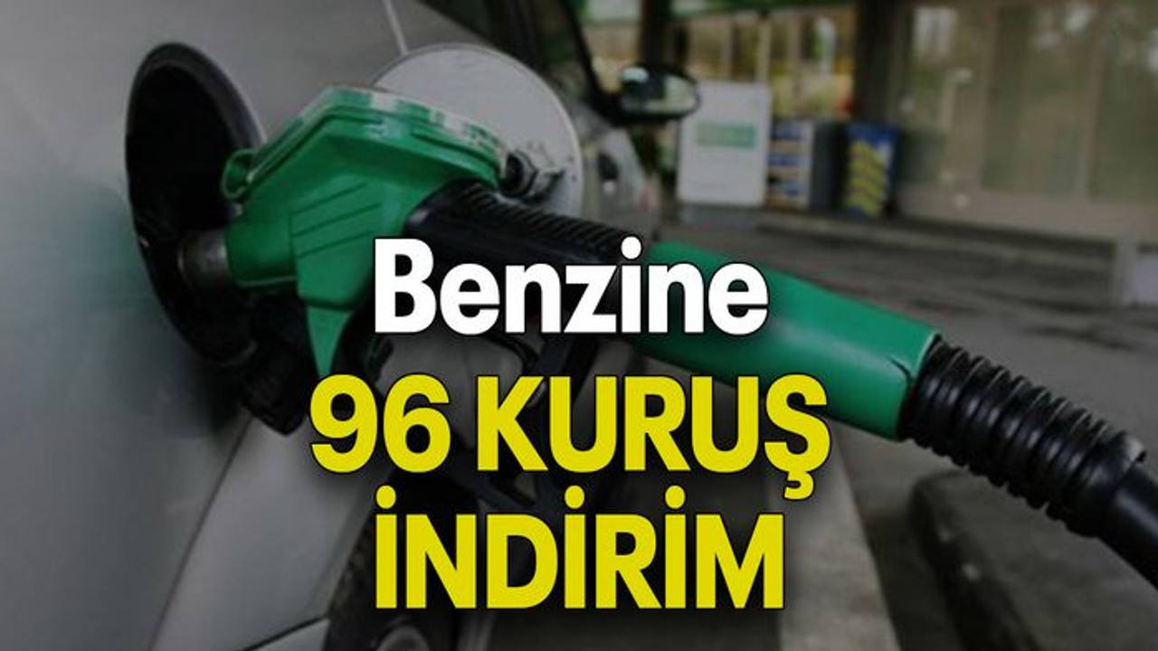 Benzine 96 KURUŞ İNDİRİM