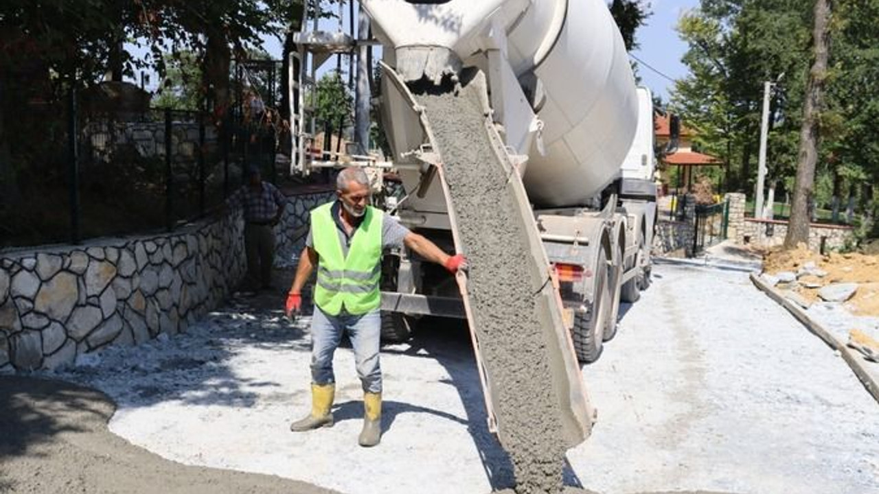 İzmit'te 7 bin metrekare baskı beton çalışması gerçekleştirilecek