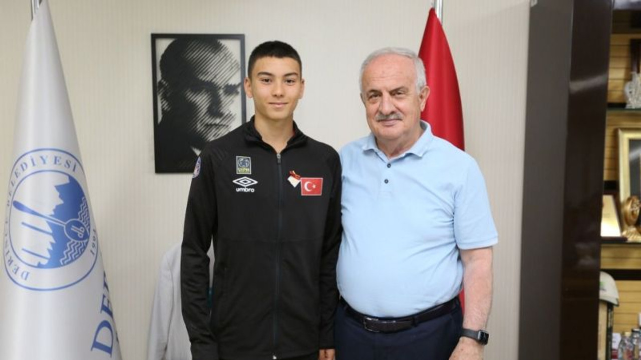Başkan Zeki Aygün, Avrupa ve Türkiye 3.’sü Ege Önder’i makamında ağırladı