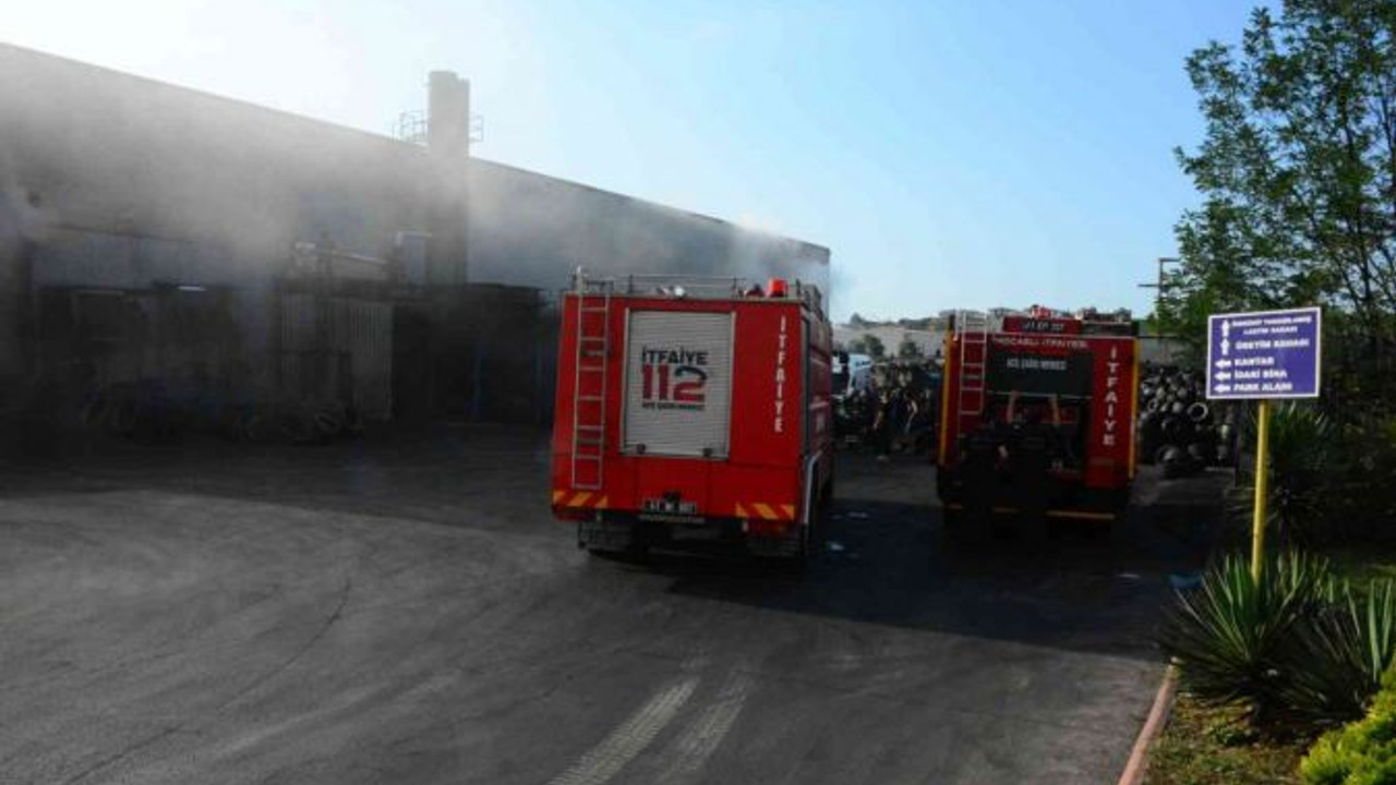 Fabrika yangını sandılar olay başka çıktı