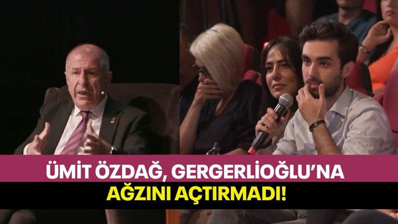 Ümit Özdağ, Gergerlioğlu’na ağzını açtırmadı!