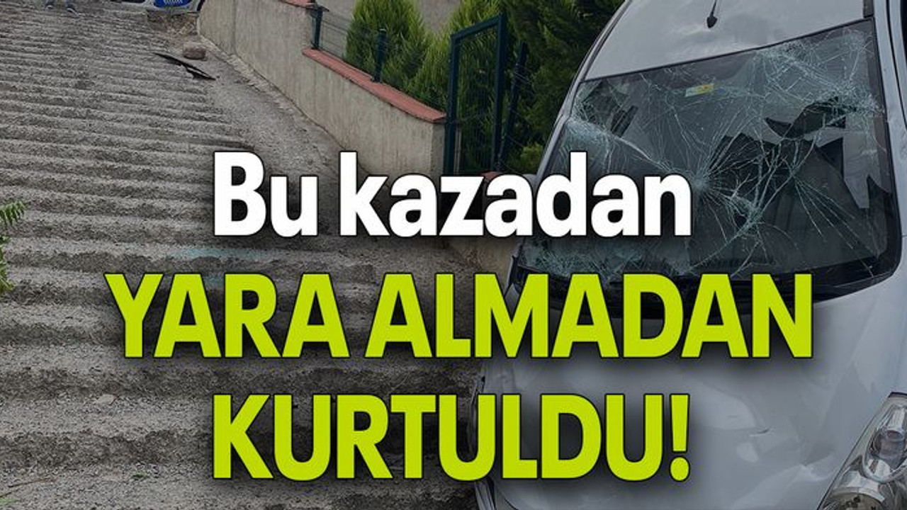 Bu kazadan YARA ALMADAN KURTULDU!