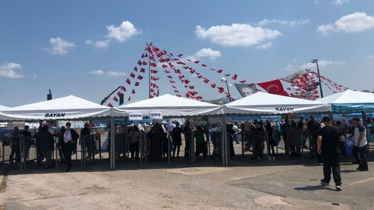 Mitinge gidenin eşyaları ESNAFA EMANET!