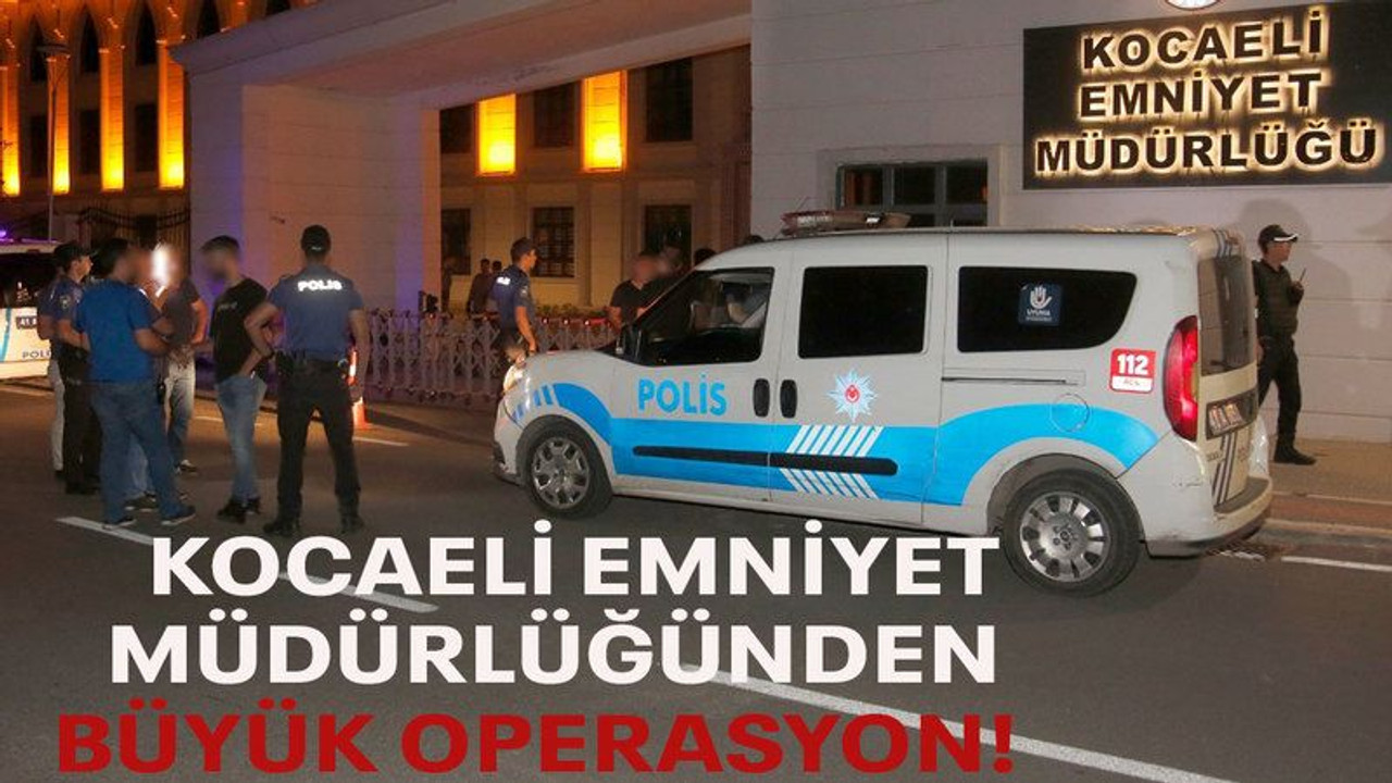 Kocaeli’de 20 aranan şahıs yakalandı