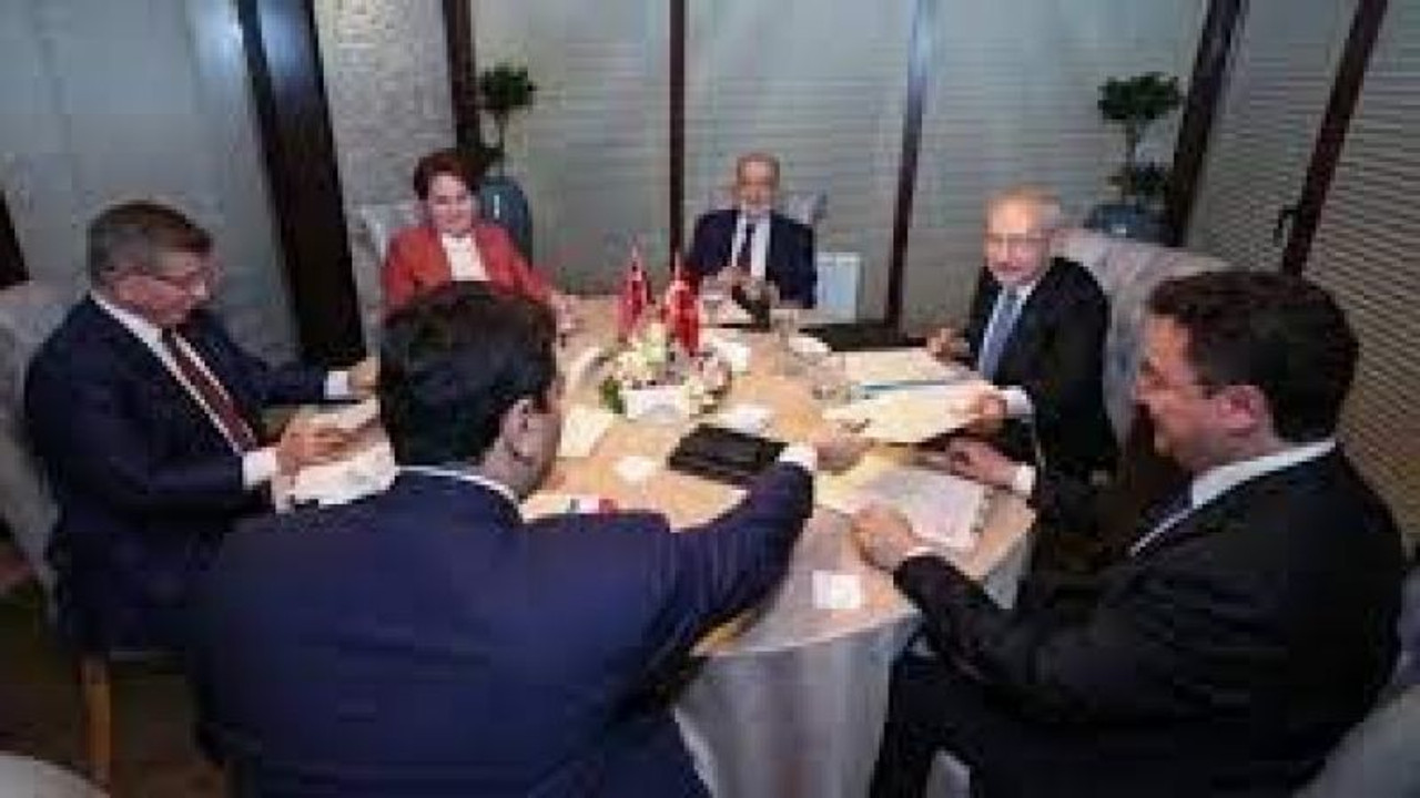 Altılı masadan ortak açıklama!