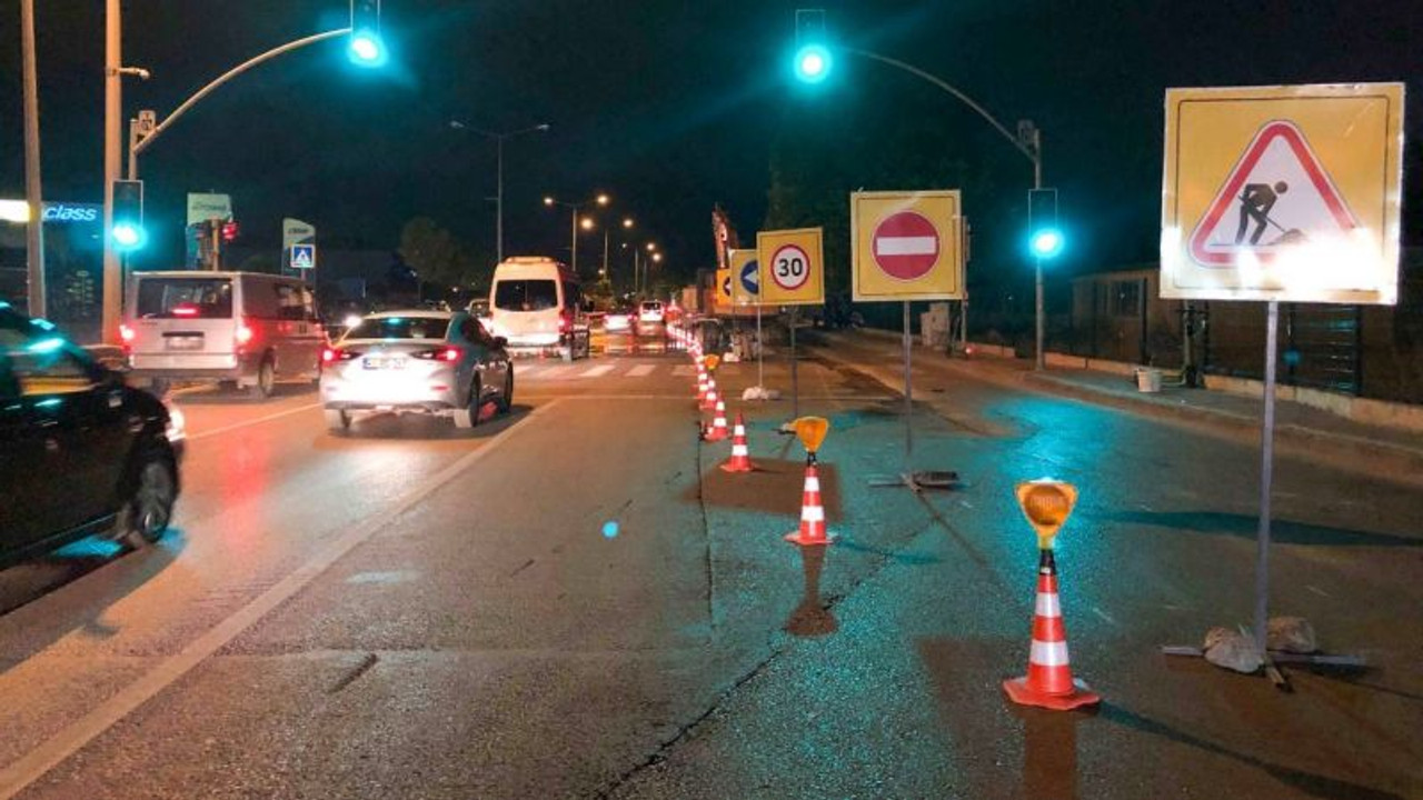 Dikkat! Ömer Türkçakal Bulvarı'nda gece çalışması var