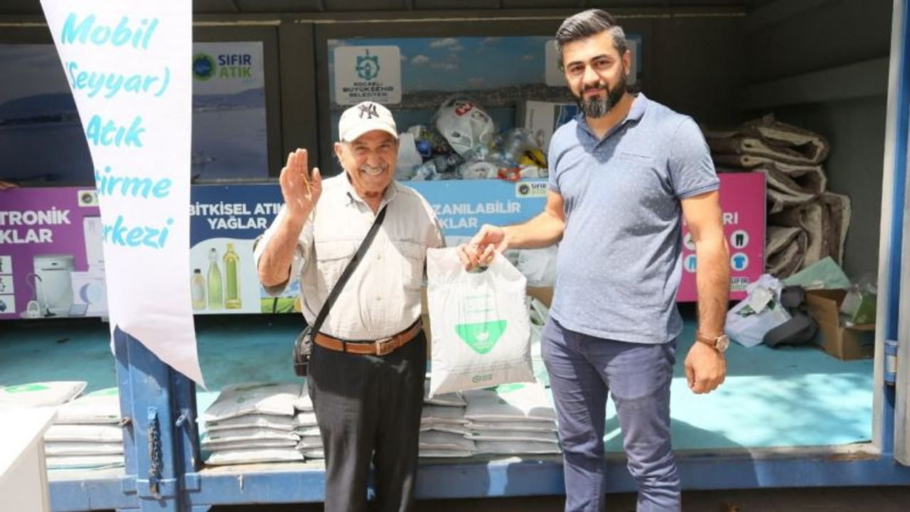3 ton kompost gübre dağıtıldı