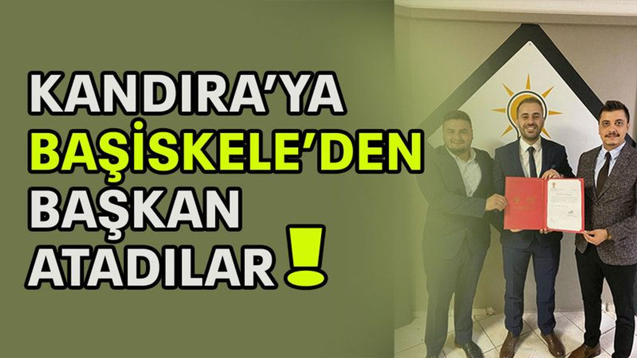 Kandıra’ya Başiskele’den başkan atadılar!