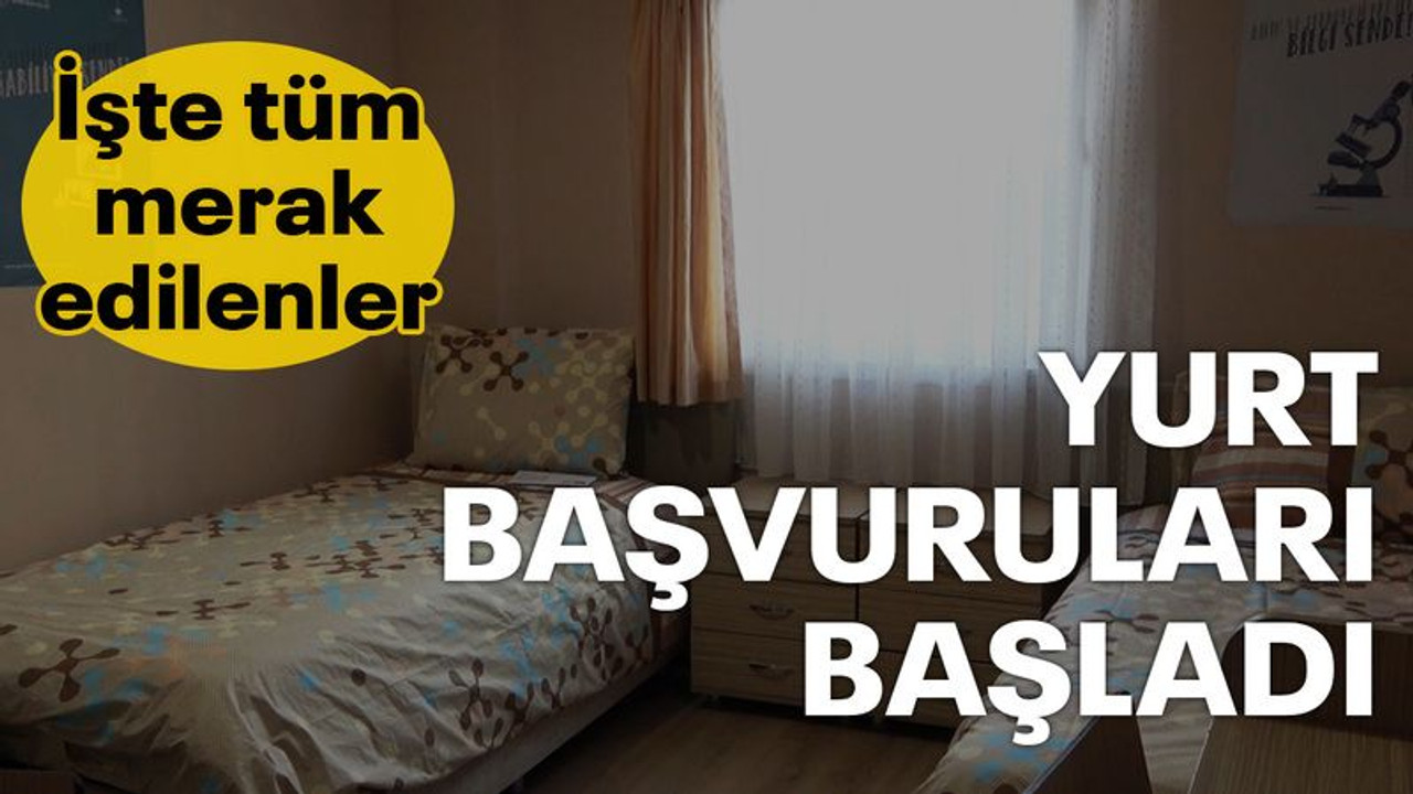 Üniversite öğrencileri için yurt başvuruları başladı!