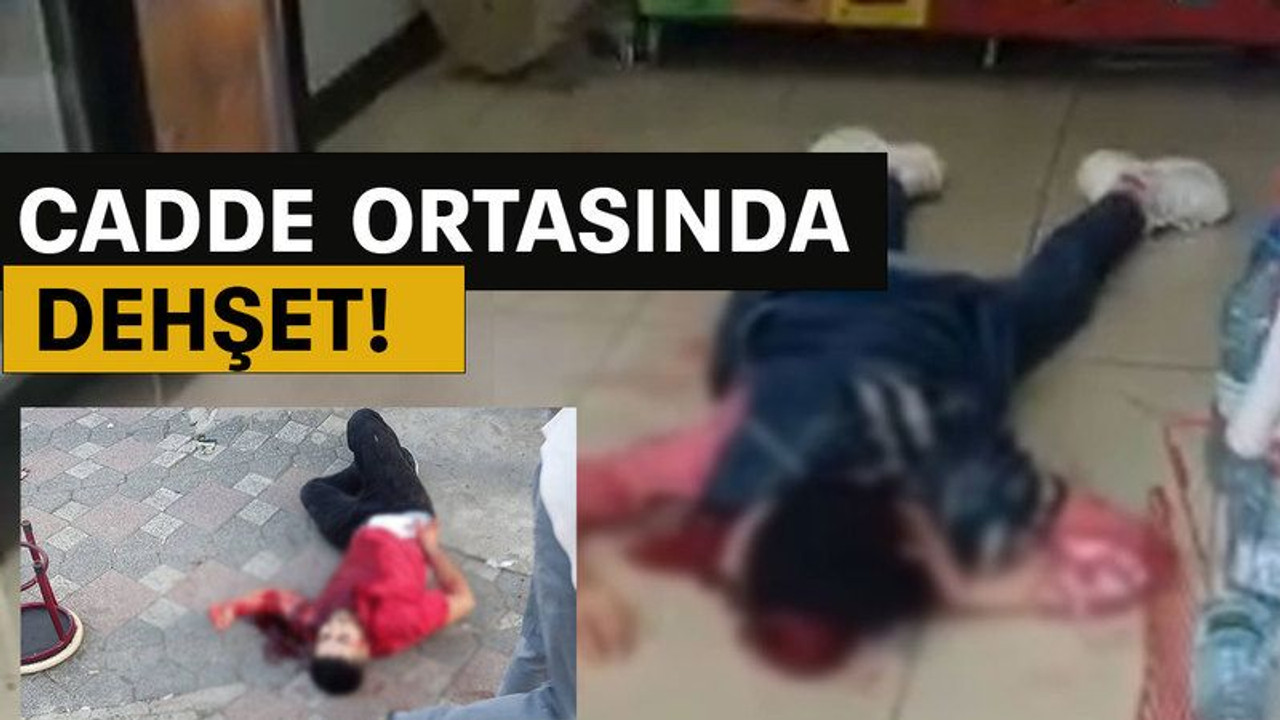 Cadde ortasında dehşet!
