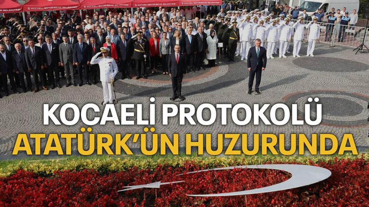 Kocaeli Protokolü Atatürk'ün huzurunda