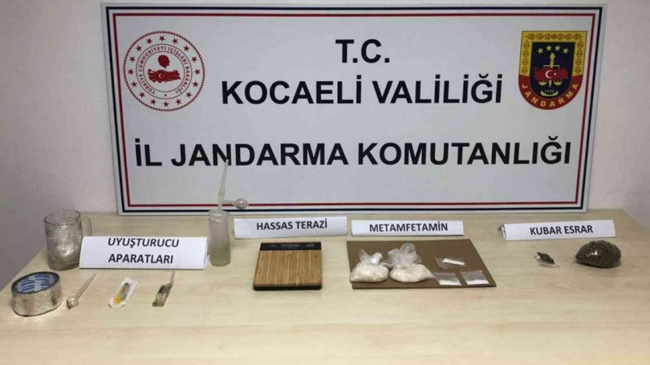 Başiskele ve Körfez' de jandarmadan uyuşturucu operasyonu!