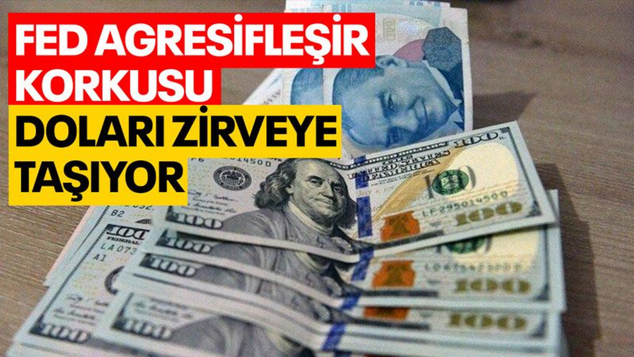 FED agresifleşir korkusu doları zirveye taşıyor