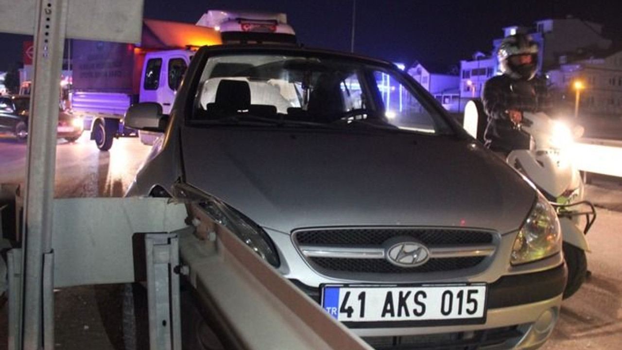 Kartepe'de korkutan kaza