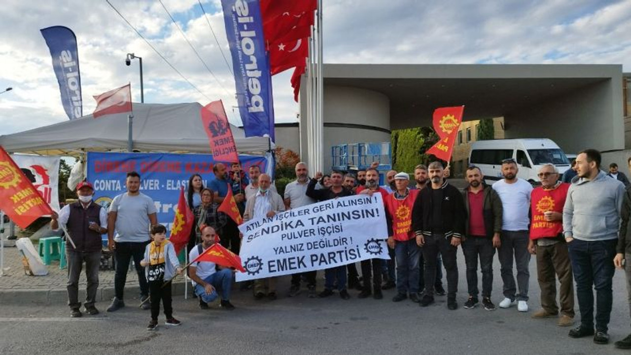 EMEP işçilere böyle destek verdi!
