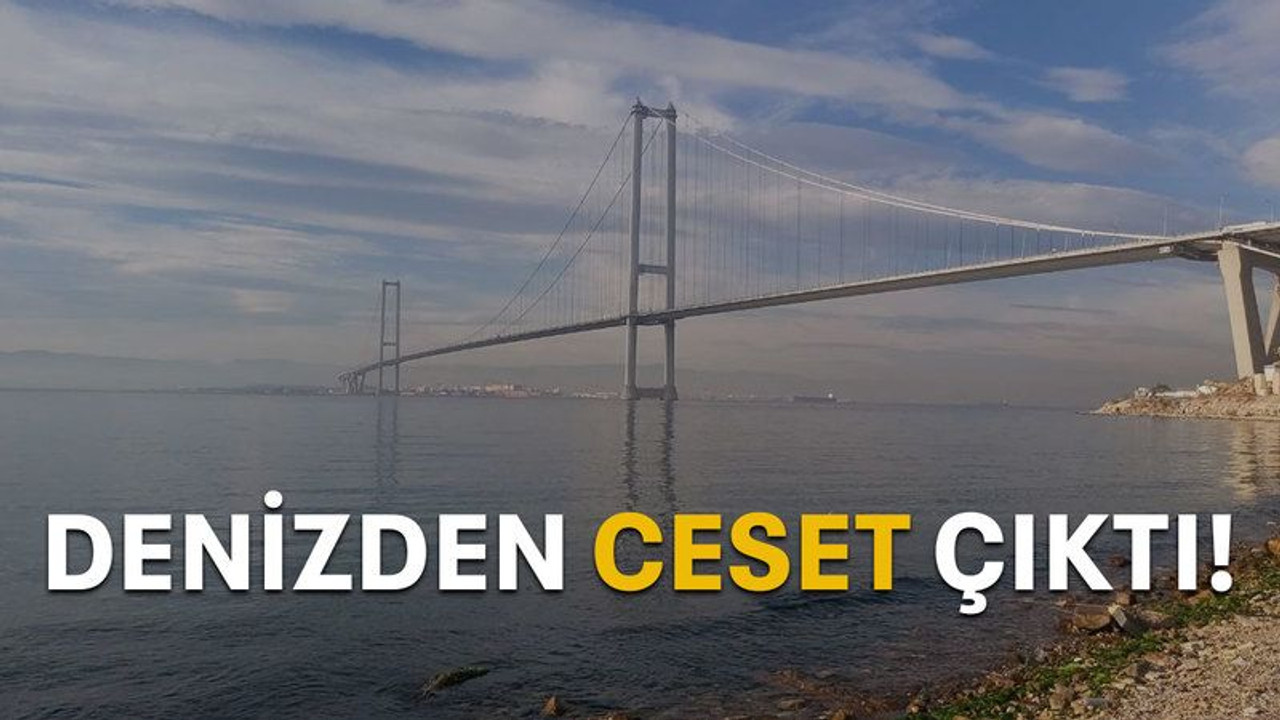 Kocaeli'de denizde ceset bulundu