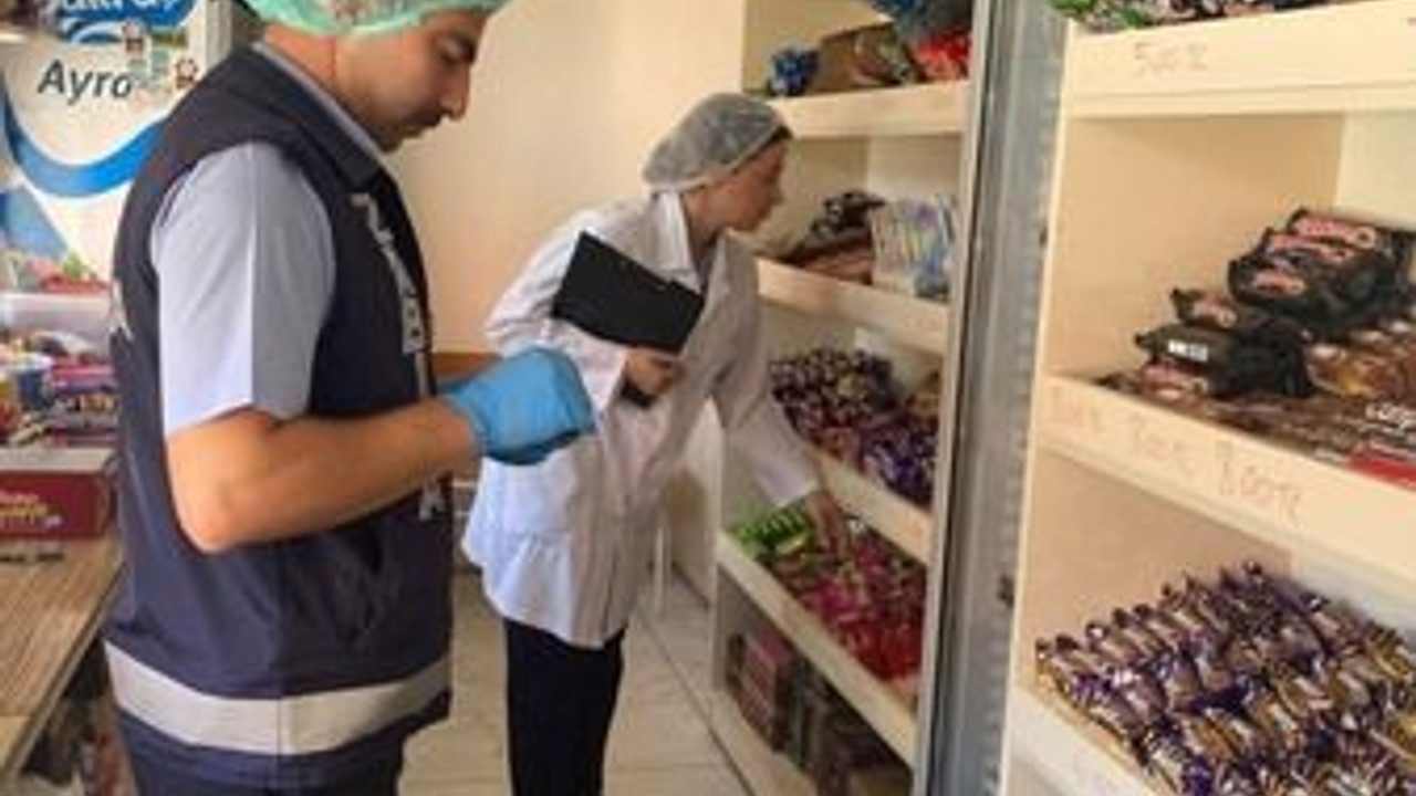 Okul kantinleri denetlenmeye devam ediyor