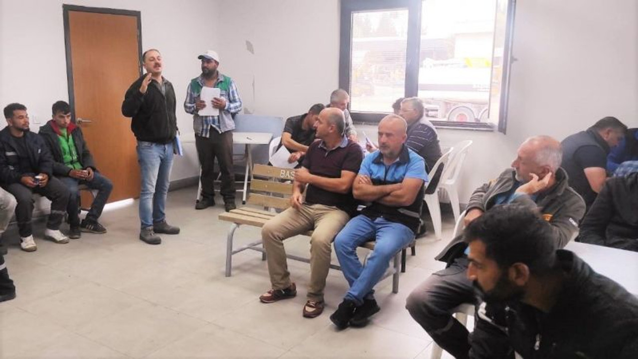 Belediye personelleri iş sağlığı ve güvenliği eğitimi almaya başladı!