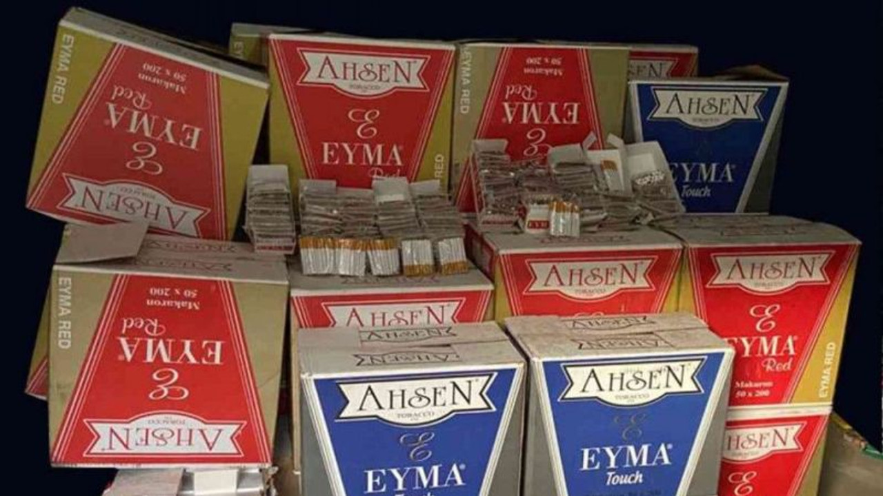 434 Bin 340 gümrük kaçağı makaron ele geçirildi