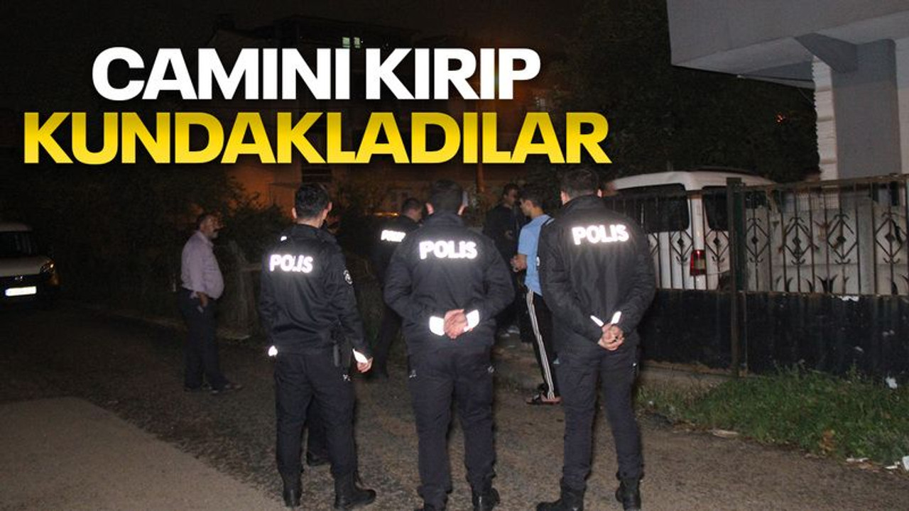 Bahçede duran aracı kundaklayıp kaçtılar