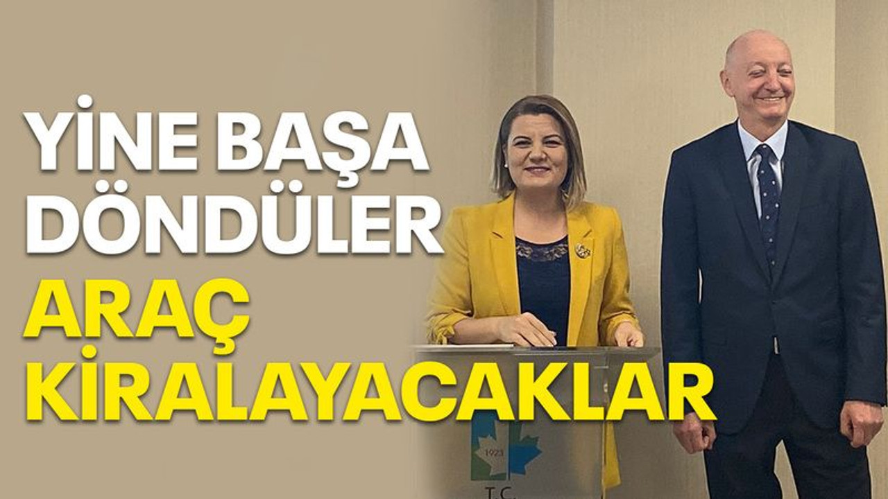 Yine başa döndüler... İzmit Belediyesi araç kiralayacak!