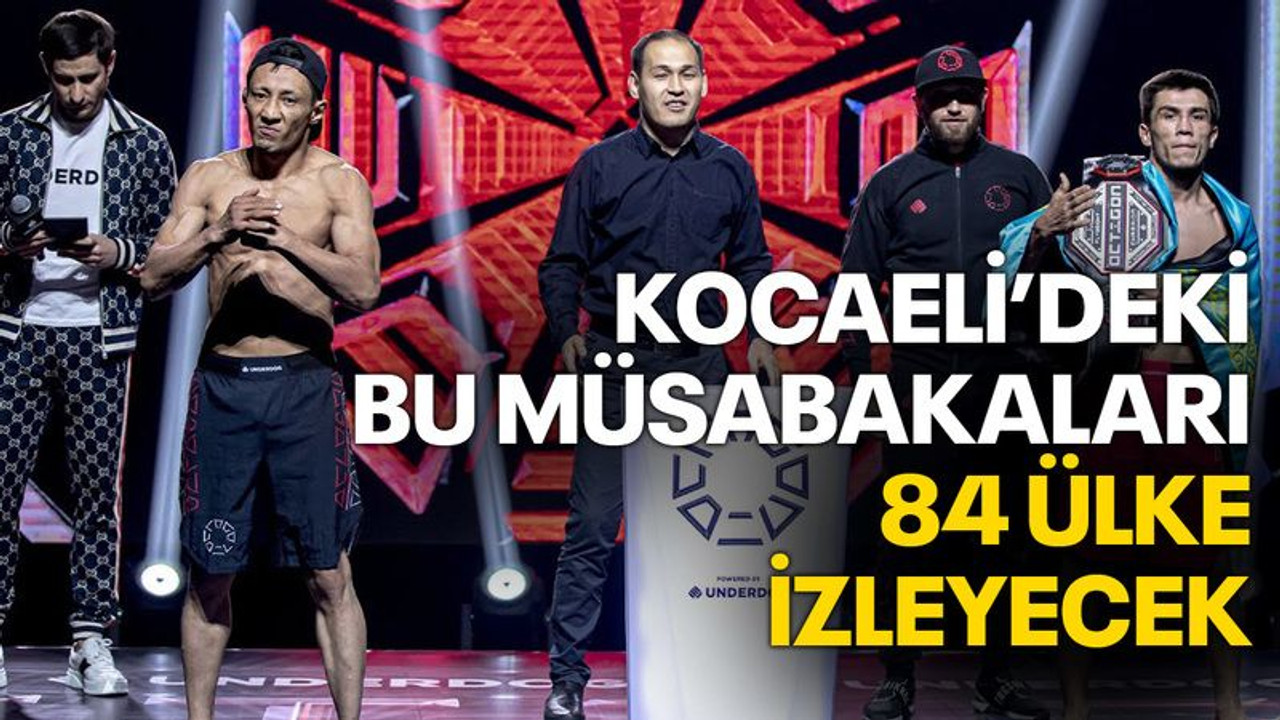 Kocaeli’deki bu müsabakaları 84 ülke izleyecek