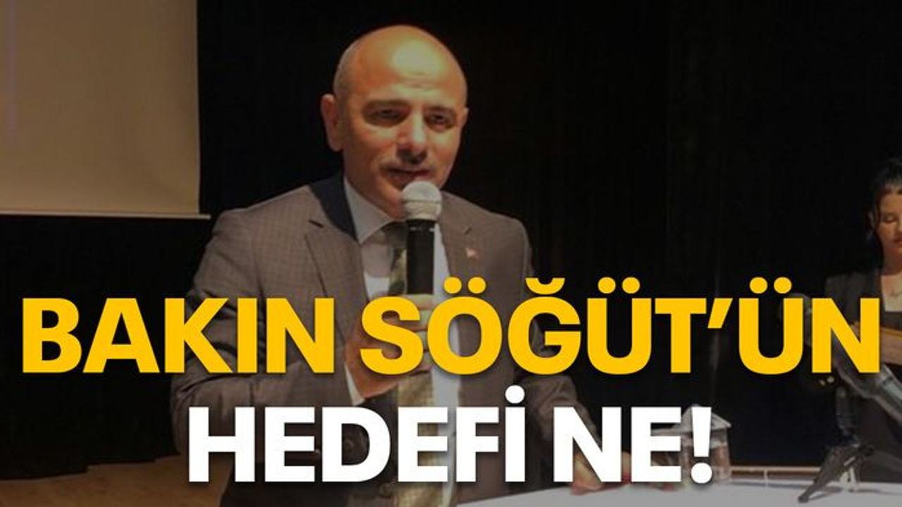 Bakın Söğüt’ün hedefi ne!