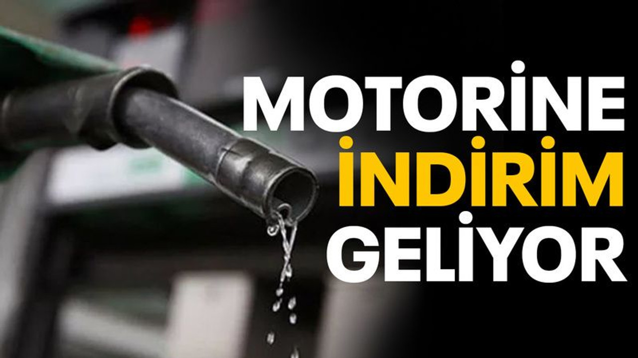 Motorine indirim geliyor