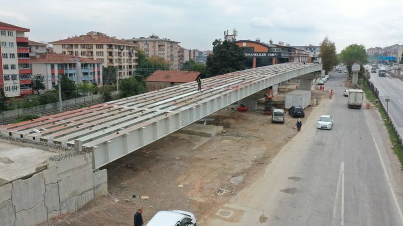 Kuruçeşme Tramvayı’nda, 72 kirişin montajı tamamlandı