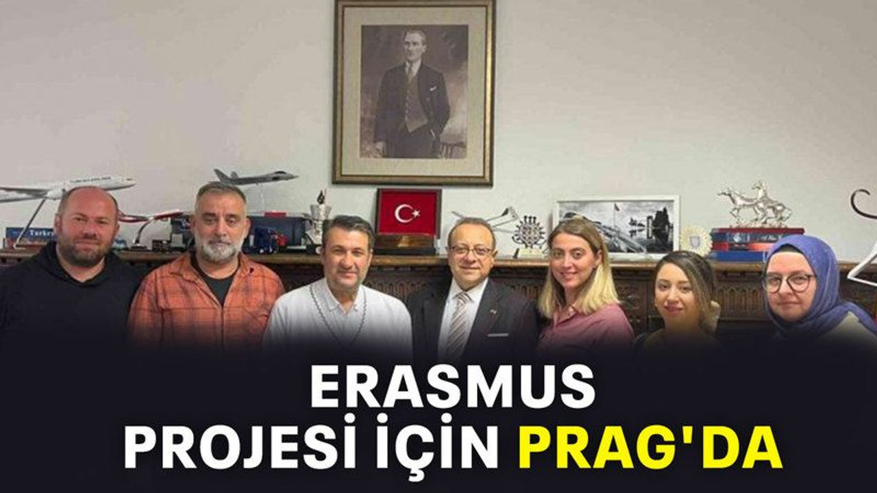 Erasmus Projesi için Prag’ta