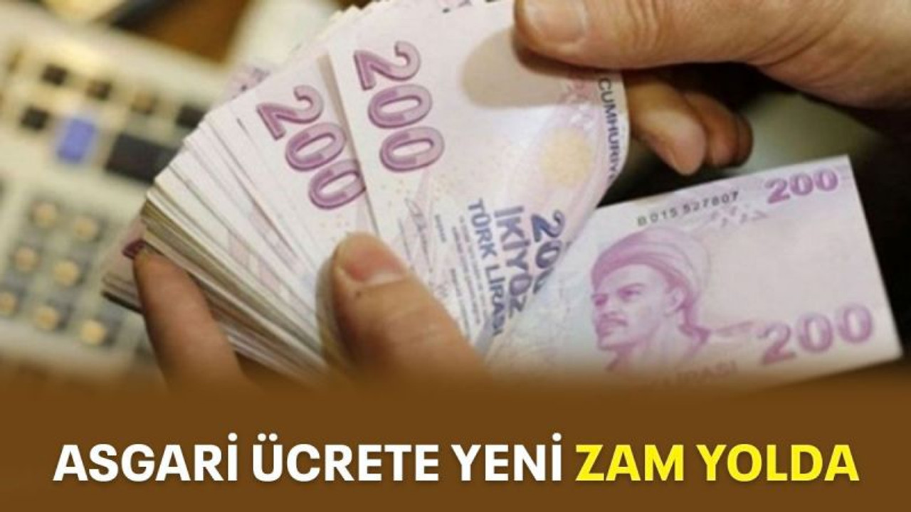 Asgari ücrete yılbaşında 3.kez zam gelecek