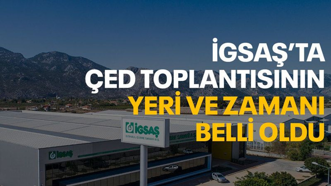 İGSAŞ’ta ÇED toplantısının yeri ve zamanı belli oldu