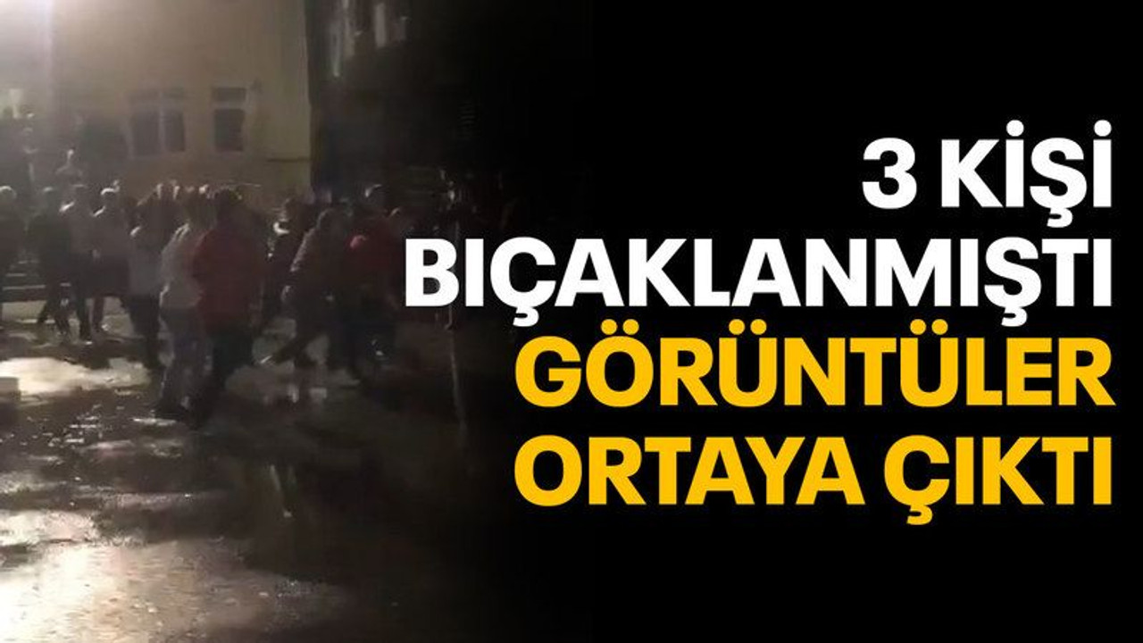 Düğünde 3 kişi bıçaklanmıştı, o kavganın görüntüleri ortaya çıktı