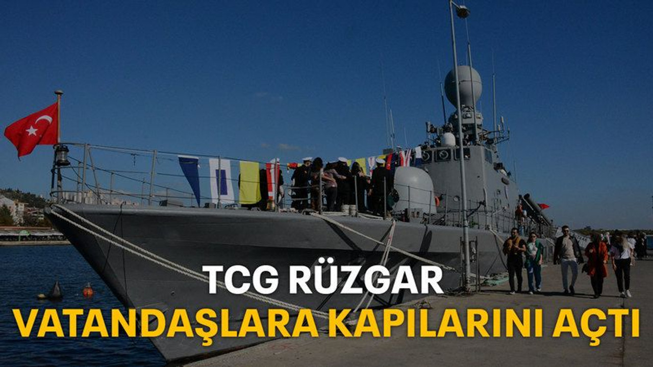 TCG Rüzgar kapılarını vatandaşlara açtı