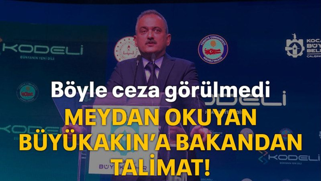 Böyle ceza görülmedi! Bakana meydan okumanın cezası bakın ne oldu!