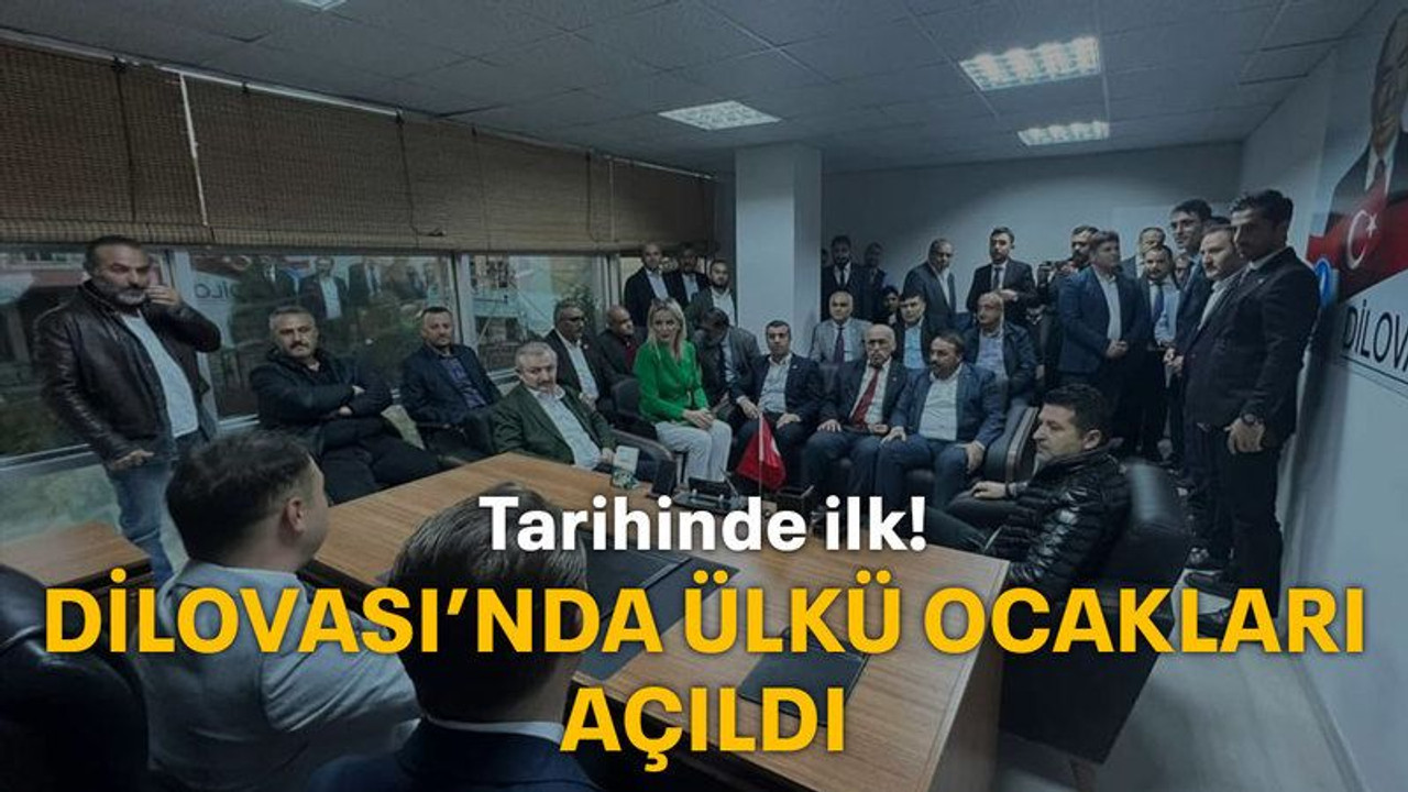 Tarihinde ilk! Dilovası’nda Ülkü Ocakları açıldı