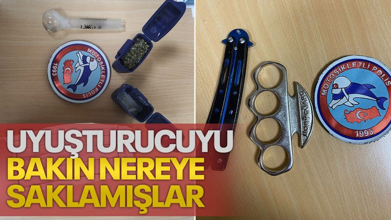 Uyuşturucuyu bakın aracın neresine saklamışlar
