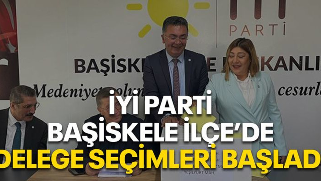 İYİ Parti Başiskele İlçe’de delege seçimleri başladı
