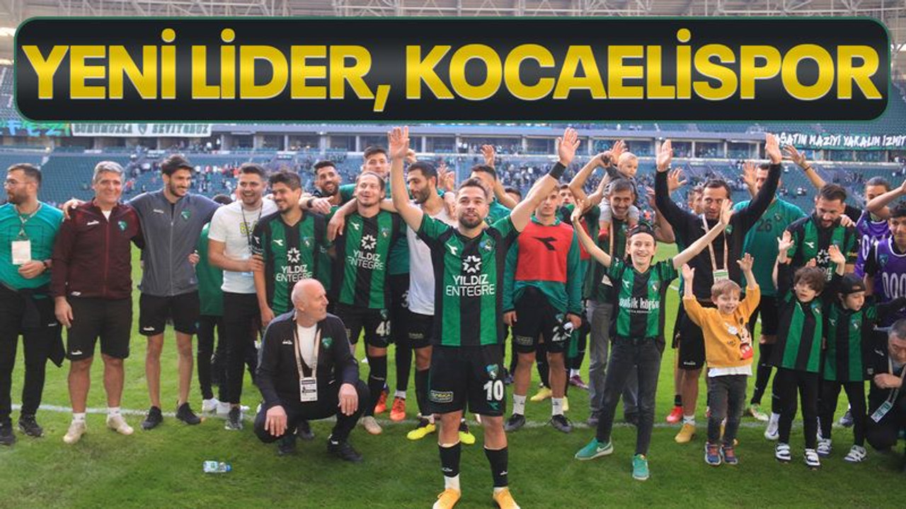 Yeni lider Kocaelispor