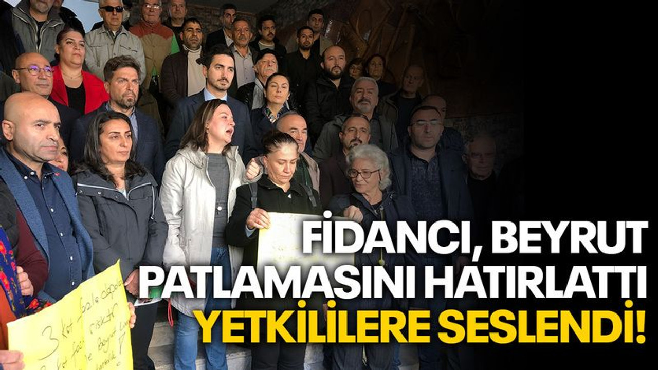 Fidancı, Beyrut patlamasını hatırlattı yetkililere seslendi!