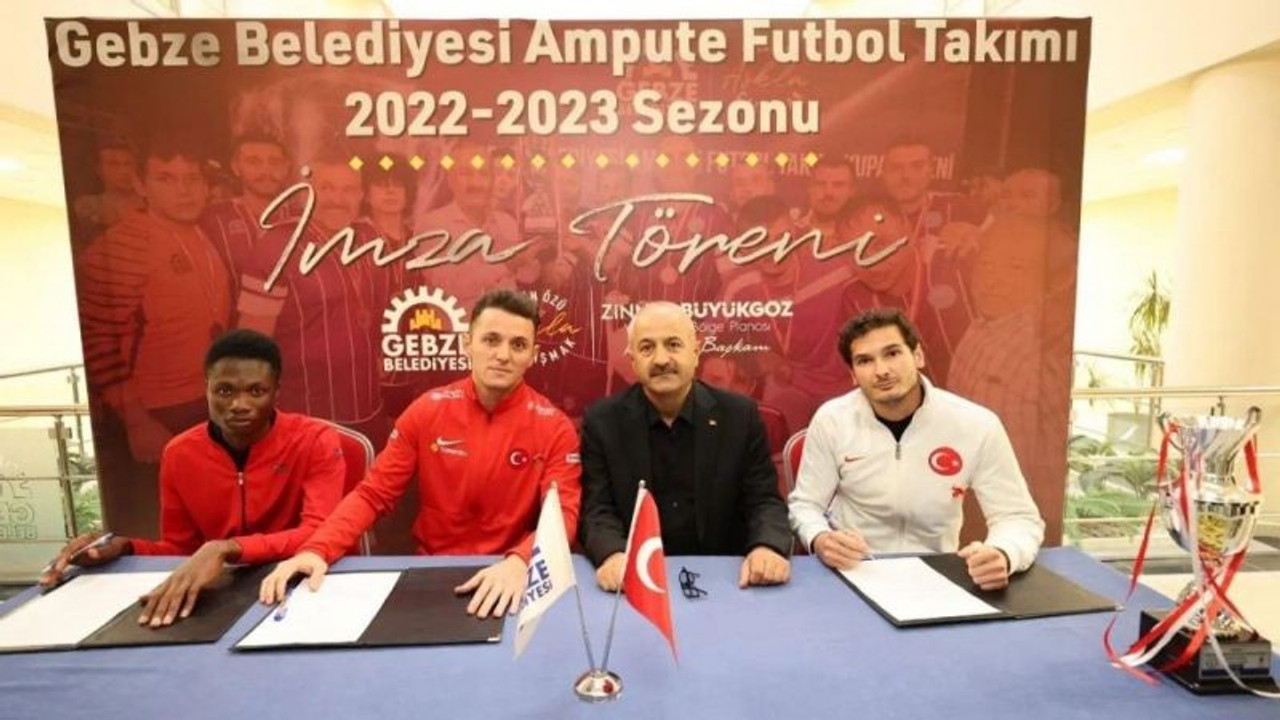 Gebze Belediyesi Ampute Futbol Takımı'nda transfer heyecanı!