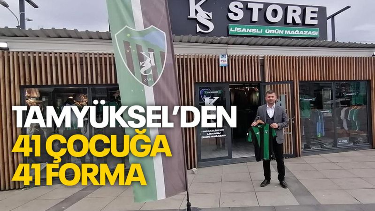 Tamyüksel’den 41 çocuğa 41 forma