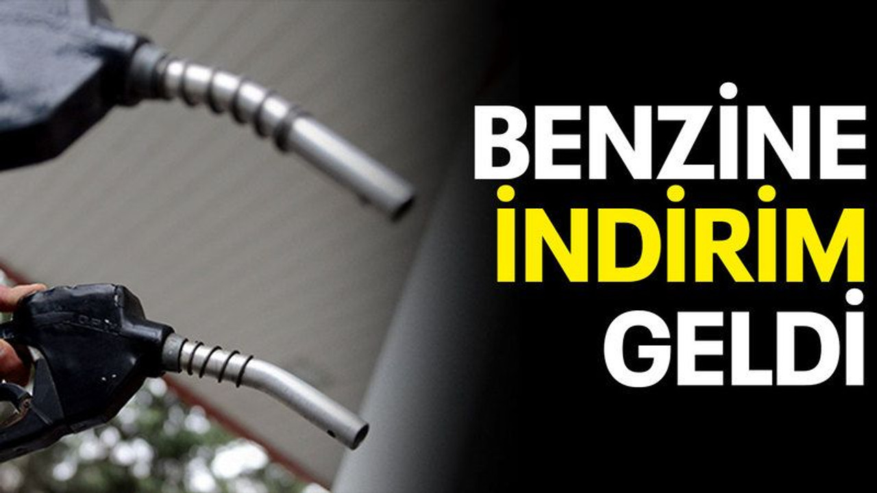 Benzine indirim geldi