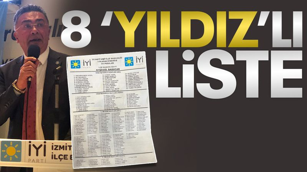 8 ‘Yıldız’lı liste!