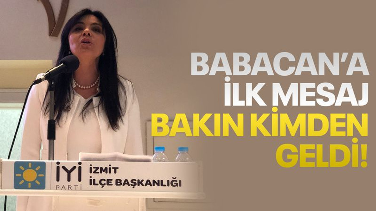 Babacan’a ilk mesaj bakın kimden geldi!