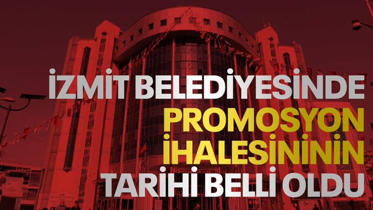 İzmit Belediyesinde promosyon ihalesinin tarihi belli oldu!
