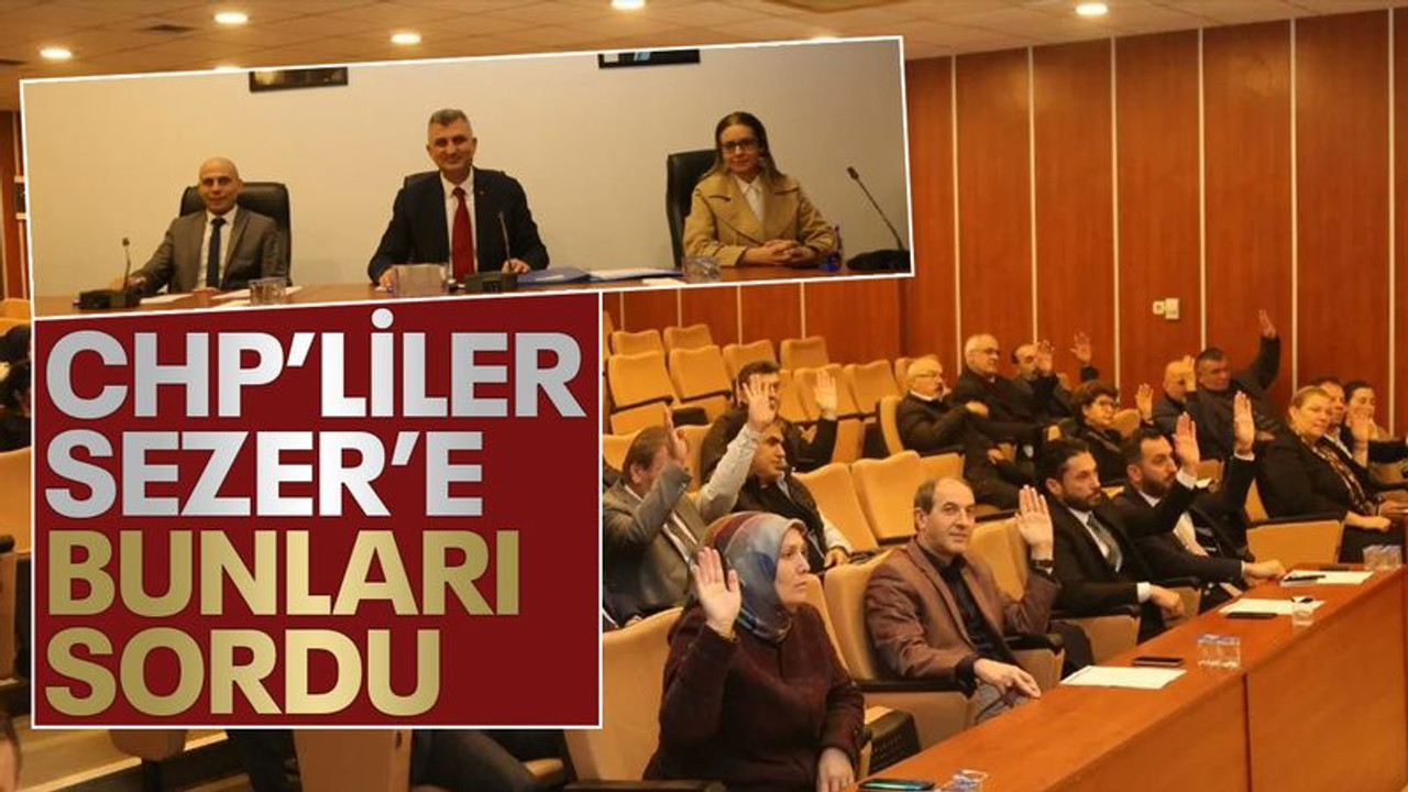 CHP’liler Sezer’e bunları sordu