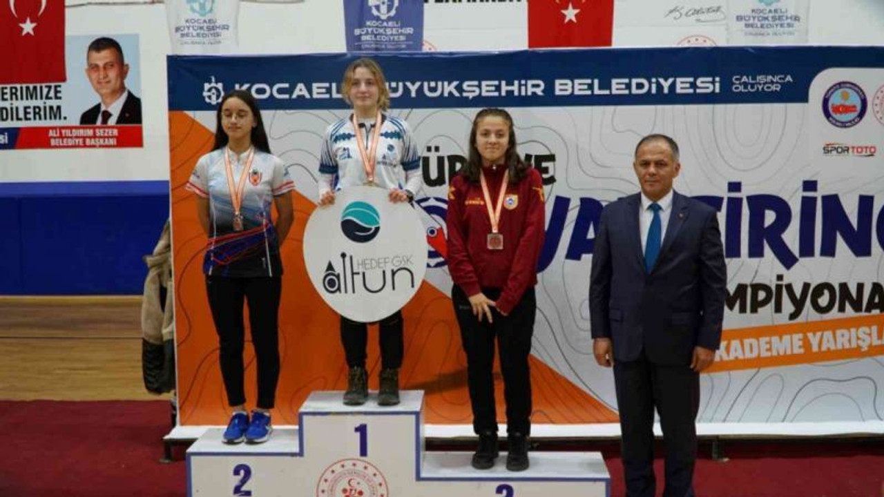 Dereceye girebilmek için ter döktüler