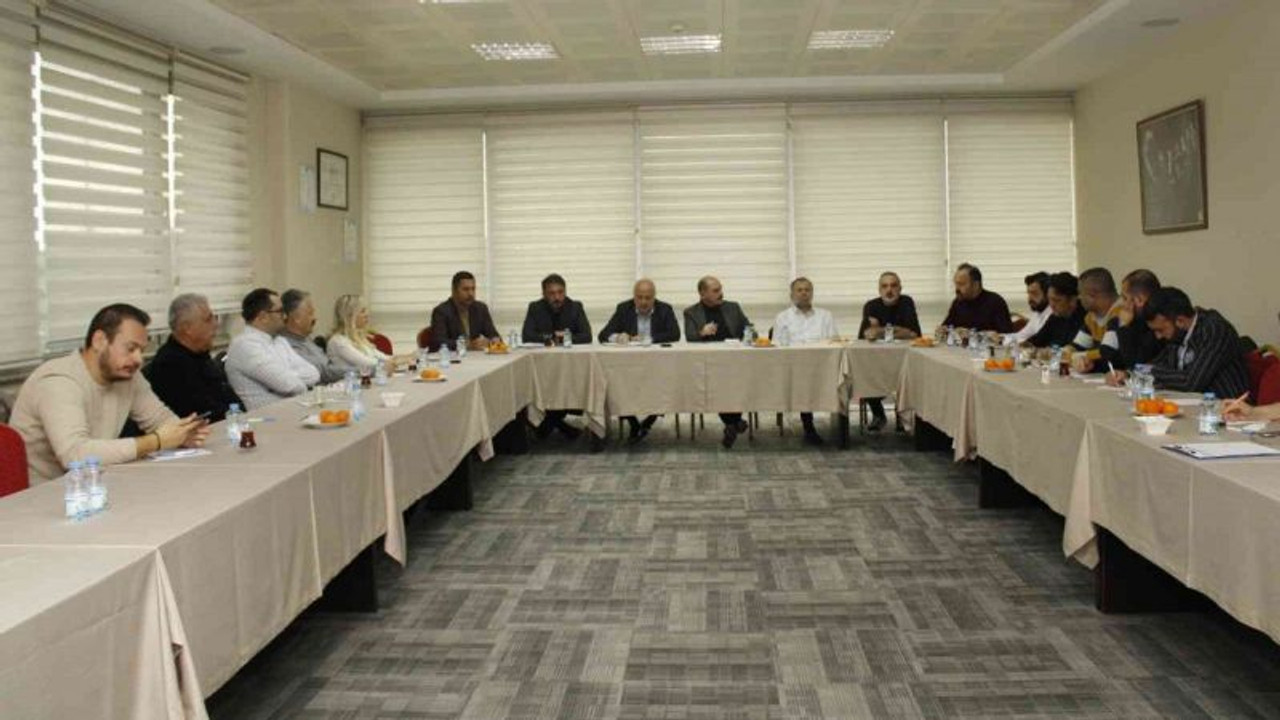O toplantının gündemi inşaat oldu